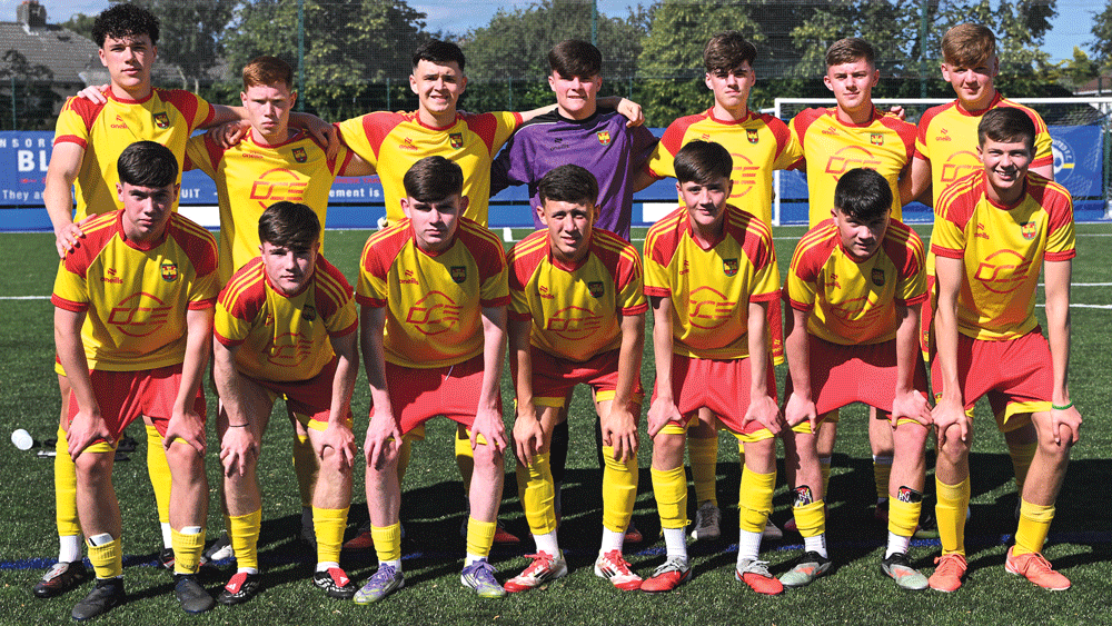 Kilnamanagh U16 boys do league and cup double