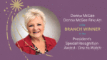 President’s Recognition for One to Watch Donna McGee