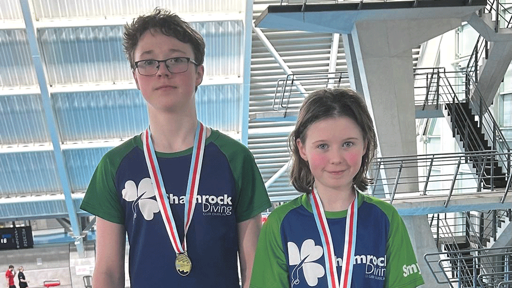 Shamrock Diving Club athletes shine across Europe Shamrock Diving Club athletes shine across Europe
