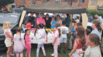 Bouncy castles, sumo wrestling and basketball add to all the excitement