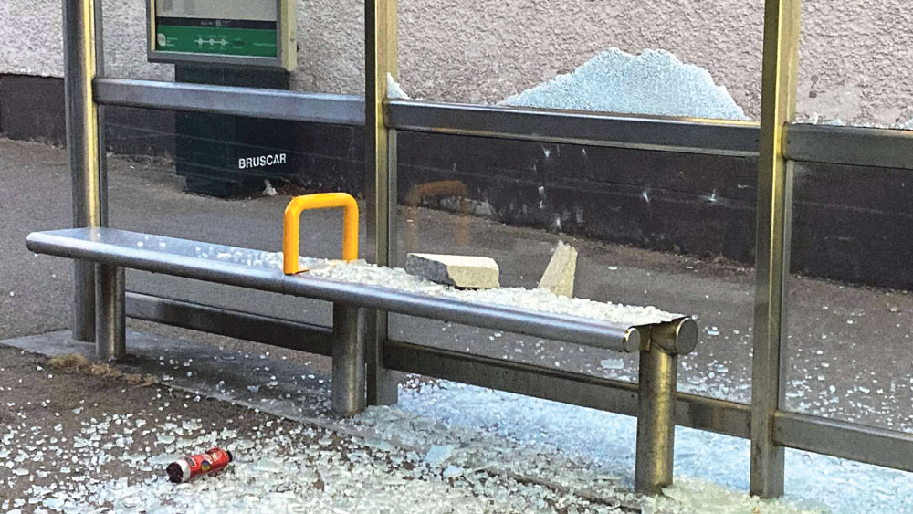 Bus stop vandalism slammed as ‘regressive and disgraceful’ Bus stop vandalism slammed as ‘regressive and disgraceful’