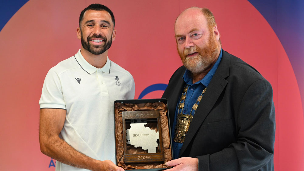 Pico Lopes honoured in Tallaght reception
