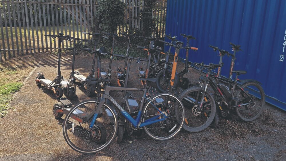 E-scooters and bikes seized during day of action by Gardai