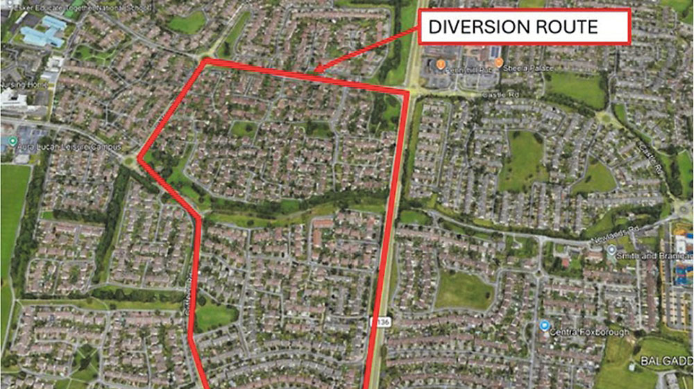Emegency road closure for Grange Castle Road and Griffeen Road Emegency road closure for Grange Castle Road and Griffeen Road
