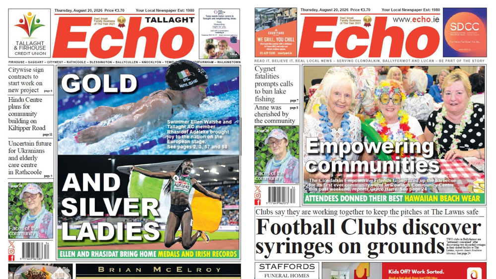 The Echo Newspaper, August 20th, 2026 – Tallaght Edition