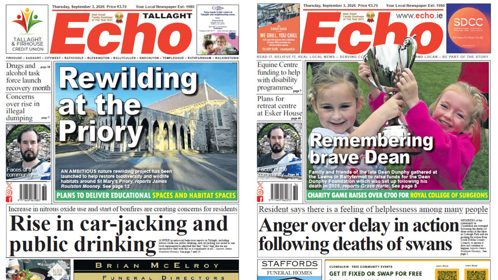The Echo Newspaper, September 3rd, 2026 – West Edition The Echo Newspaper, September 3rd, 2026 – West Edition