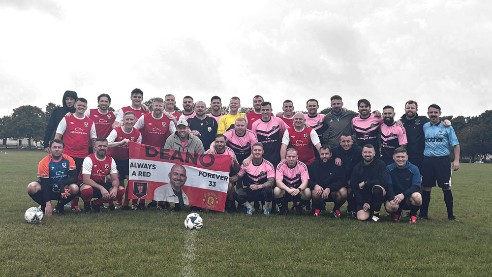 Dean Dunphy football match raises €700 for research team Dean Dunphy football match raises €700 for research team