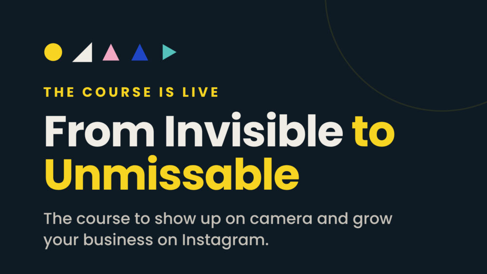 Invisible to Unmissable Content Creator Course Invisible to Unmissable Content Creator Course