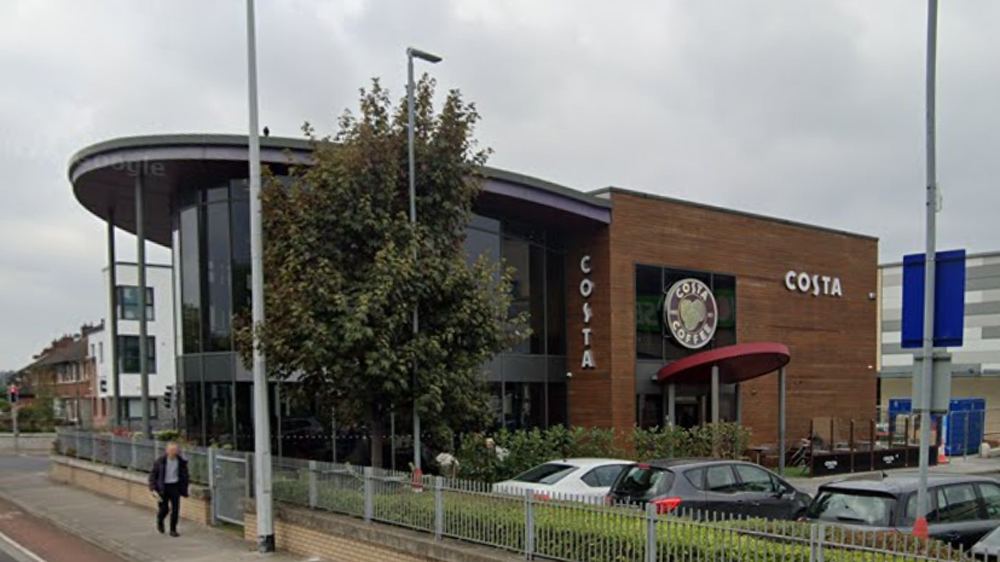 Elderly driver hospitalised after car crashes into Costa Coffee at Nutgrove Retail Park