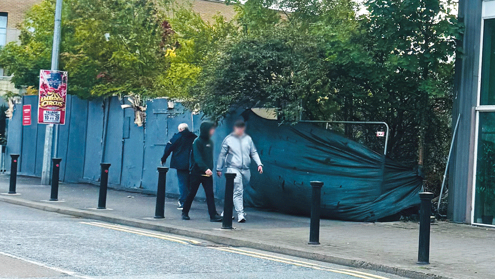 Hoarding at village described as dangerous and unsightly Hoarding at village described as dangerous and unsightly