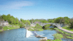 River restoration project to improve fish passage