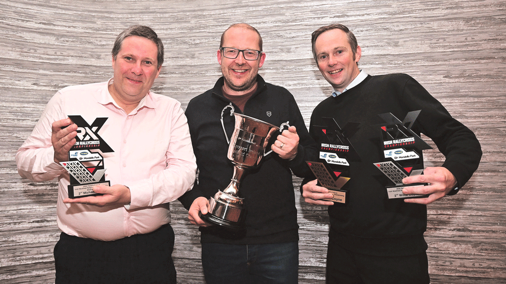 Tallaght trio dominate rallycross awards after dramatic season Tallaght trio dominate rallycross awards after dramatic season