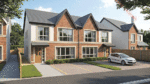 Revised plans lodged for two semi-detached homes at Dodsborough Cottages site
